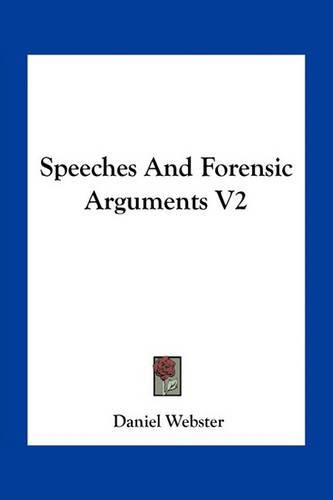 Cover image for Speeches and Forensic Arguments V2