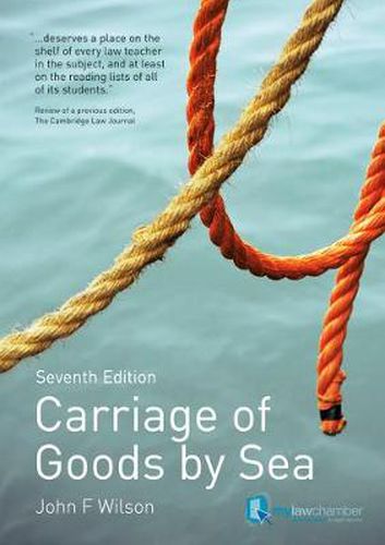 Cover image for Carriage of Goods by Sea