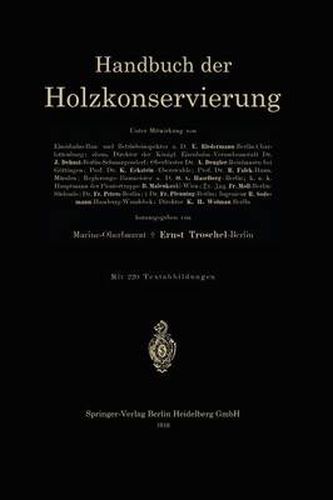 Handbuch Der Holzkonservierung