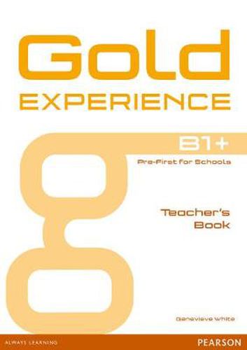 Cover image for Gold Experience B1+ Teacher's Book