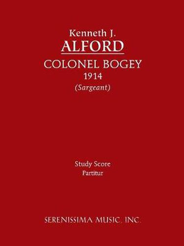 Cover image for Colonel Bogey: Study score