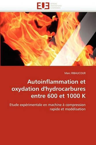 Cover image for Autoinflammation Et Oxydation D'Hydrocarbures Entre 600 Et 1000 K