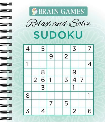 Cover image for Brain Games - Relax and Solve: Sudoku (Teal)