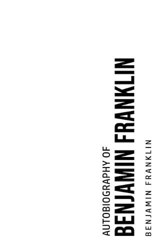 Cover image for Autobiography of Benjamin Franklin