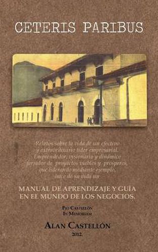 Cover image for Ceteris Paribus