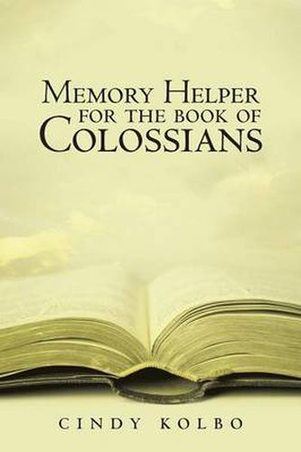 Cover image for Memory Helper for the Book of Colossians