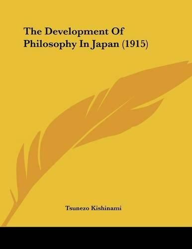 The Development of Philosophy in Japan (1915)