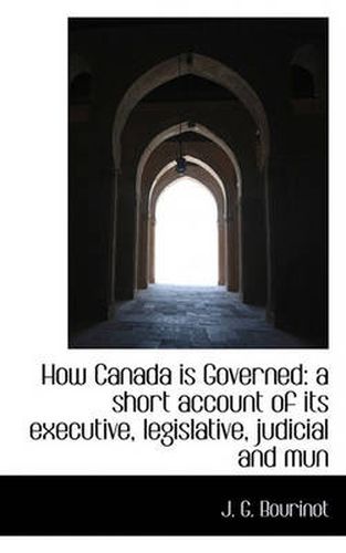 Cover image for How Canada Is Governed