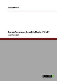 Cover image for Grenzerfahrungen - Gewalt in Musils  Toerless