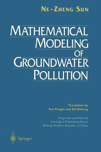 Cover image for Mathematical Modeling of Groundwater Pollution