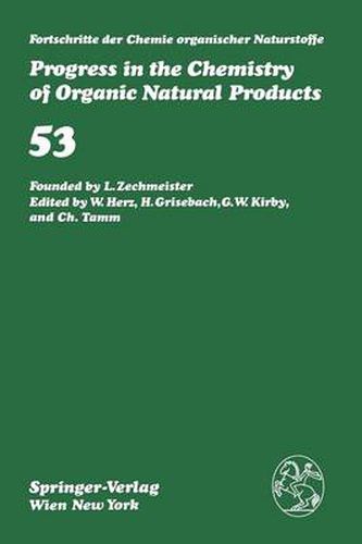 Cover image for Fortschritte der Chemie organischer Naturstoffe / Progress in the Chemistry of Organic Natural Products