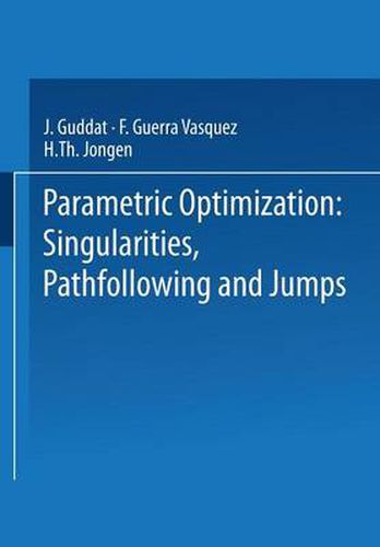 Cover image for Parametric Optimization: Singularities, Pathfollowing and Jumps