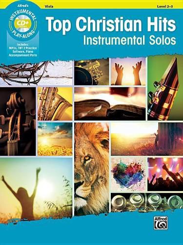 Cover image for Top Christian Hits Instrumental Solos for Strings: Viola, Book & CD