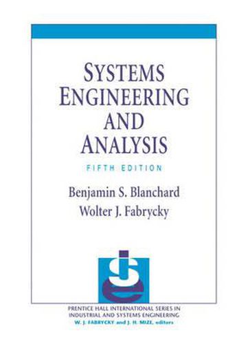 Cover image for Systems Engineering and Analysis