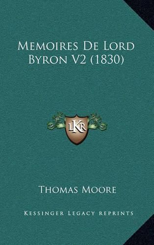 Cover image for Memoires de Lord Byron V2 (1830)