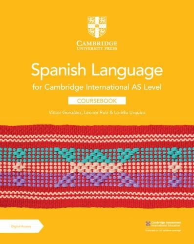 Cover image for Cambridge International AS Level Spanish Language Coursebook with Digital Access (2 Years)