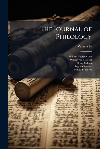 Cover image for The Journal of Philology
