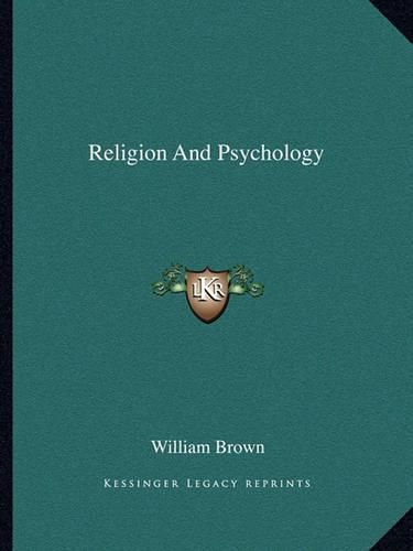 Cover image for Religion and Psychology