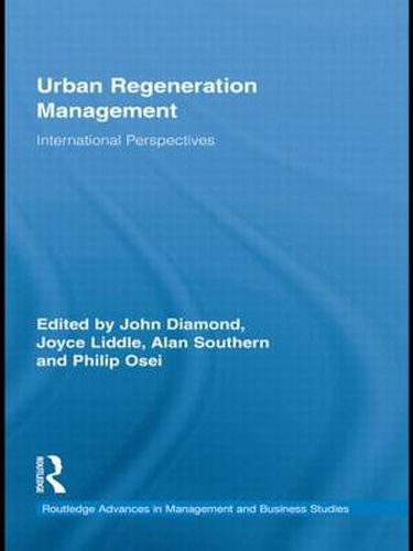 Cover image for Urban Regeneration Management: International Perspectives