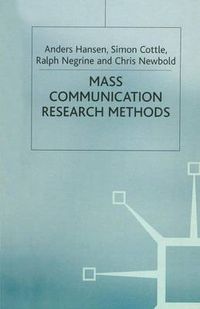 Cover image for Mass Communication Research Methods