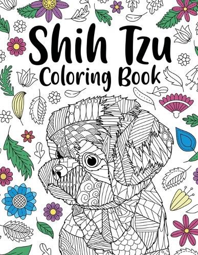 Cover image for Shih Tzu Adult Coloring Book