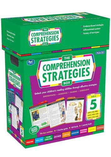 Cover image for The Comprehension Strategies Box 5: Unlock your children's reading abilities through effective strategies.