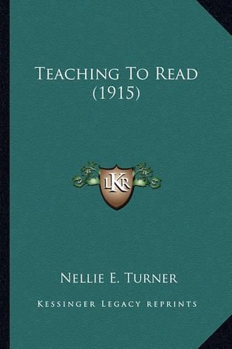 Cover image for Teaching to Read (1915)