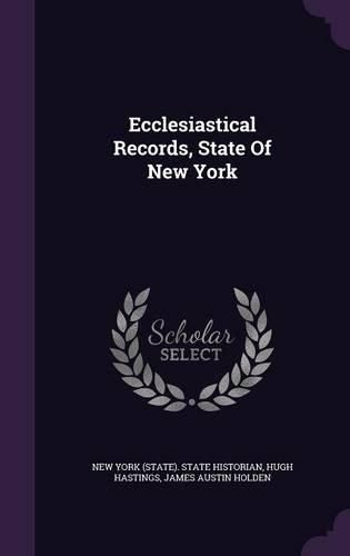 Cover image for Ecclesiastical Records, State of New York