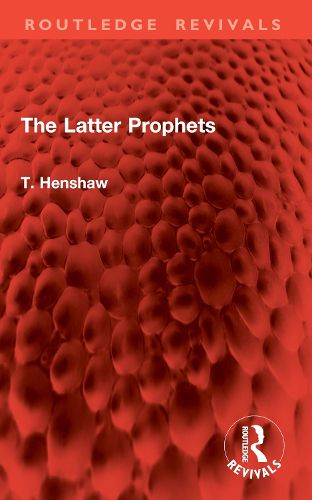 Cover image for The Latter Prophets