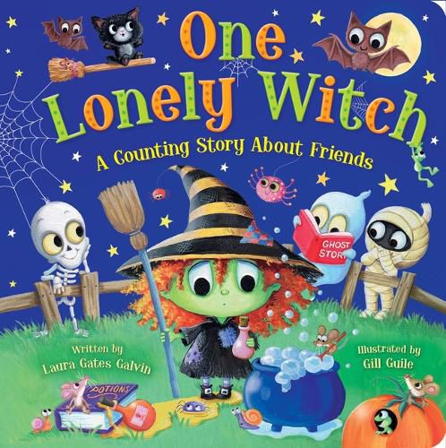 Cover image for One Lonely Witch: A Halloween Counting Story