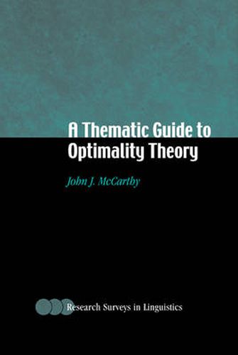 Cover image for A Thematic Guide to Optimality Theory