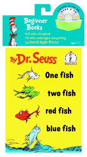 Cover image for One Fish, Two Fish, Red Fish, Blue Fish Book & CD