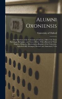 Cover image for Alumni Oxoniensis