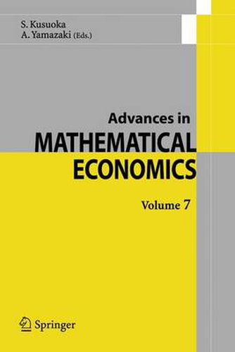 Cover image for Advances in Mathematical Economics Volume 7