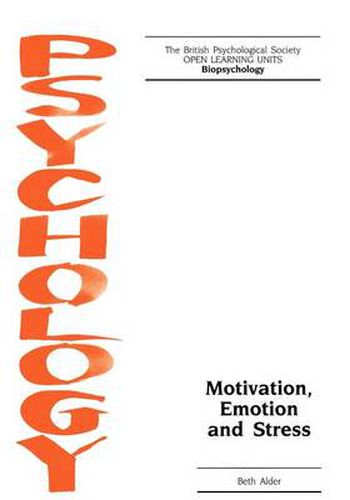 Cover image for Motivation, Emotion and Stress