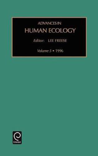 Cover image for Advances in Human Ecology