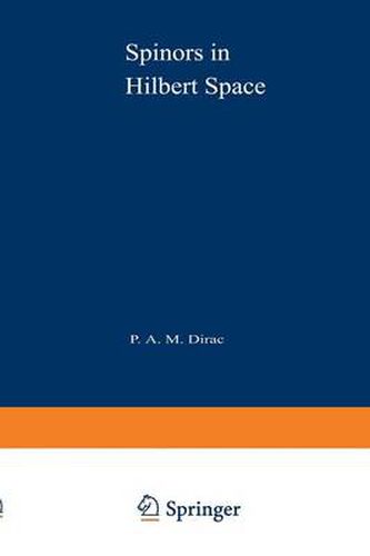 Cover image for Spinors in Hilbert Space