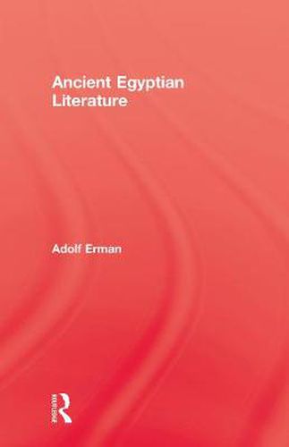 Cover image for Ancient Egyptian Literature