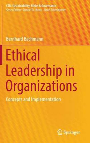 Cover image for Ethical Leadership in Organizations: Concepts and Implementation