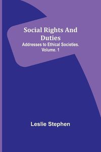 Cover image for Social Rights And Duties