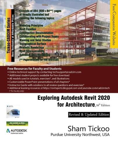 Cover image for Exploring Autodesk Revit 2020 for Architecture, 16th Edition