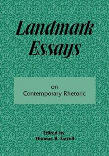 Cover image for Landmark Essays on Contemporary Rhetoric: Volume 15