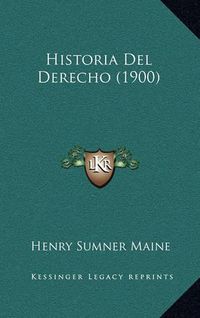 Cover image for Historia del Derecho (1900)