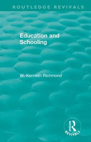 Cover image for Education and Schooling