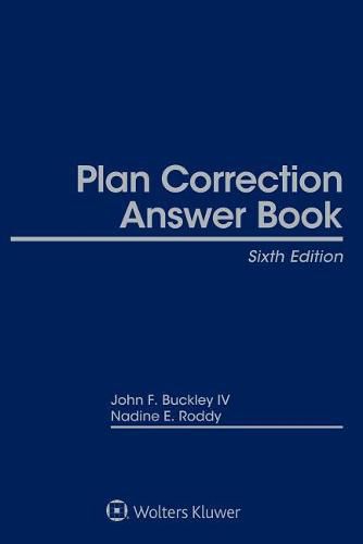 Cover image for Plan Correction Answer Book