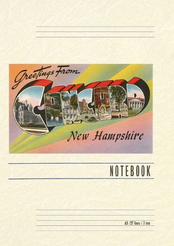 Cover image for Vintage Lined Notebook Greetings from Concord