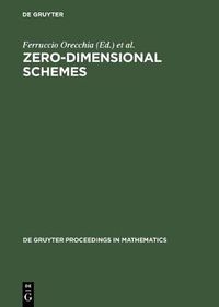 Cover image for Zero-Dimensional Schemes: Proceedings of the International Conference held in Ravello, June 8-13, 1992