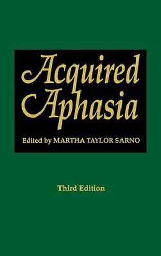 Cover image for Acquired Aphasia