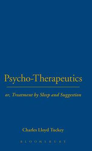 Cover image for Psycho-Therapeutics