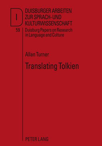 Translating Tolkien: Philological Elements in The Lord of the Rings